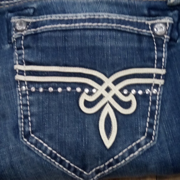 Rock Revival NWT Women's 26 Bootcut Cameron Bejeweled Rhinestones - Picture 5 of 13